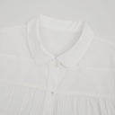 [LETTER FROM MOON × dasique] Shirred Volume Shirt Blouse