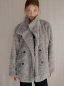 Siphone Double Button Fur Jacket