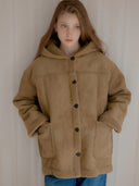 Bailey Hooded Mustang Coat