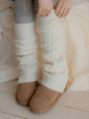 Hayden Knit Wool Leg Warmers