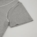 [LETTER FROM MOON × dasique] Palms Layered Lace Short-Sleeve T-Shirt