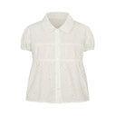 [LETTER FROM MOON × dasique] Shirred Volume Shirt Blouse