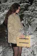 Mer Non-Collar Fur Jacket