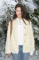 Mer Non-Collar Fur Jacket