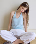 Pepper Halterneck Summer Knit Bustier