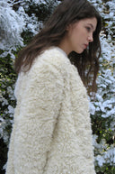 Mer Non-Collar Fur Jacket