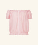 [予約販売/8月下旬入庫予定] Dual Banding Two-Way Blouse (Pink)