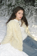 Mer Non-Collar Fur Jacket