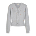 [予約販売/5月上旬入荷] [LETTER FROM MOON × dasique] V-Neck Scallop Cardigan