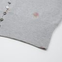 [予約販売/5月上旬入荷] [LETTER FROM MOON × dasique] V-Neck Scallop Cardigan