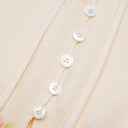 [予約販売/5月上旬入荷] [LETTER FROM MOON × dasique] V-Neck Scallop Cardigan