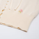 [予約販売/5月上旬入荷] [LETTER FROM MOON × dasique] V-Neck Scallop Cardigan