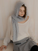 Scope Wool Hooded Muffler