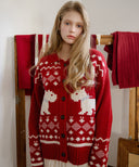 Scottish Terrier Cowichan Wool Cardigan