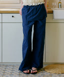 Skirt Layered Nylon Pants