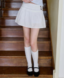 Roha Button Flare Skirt