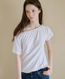 Sove Frill One-Shoulder Short Sleeve T-shirt