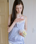 Satin Lace Strap Sleeveless