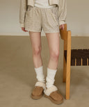 [予約販売/11月上旬入荷] Signning Flower Velour Shorts