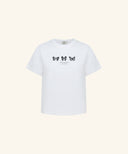 [予約販売/9月中旬入庫予定] Triple Butterfly Crop Short Sleeve T-shirts