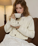 [予約販売/11月上旬入荷] Siena Flower Wool Cardigan