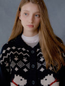 Scottish Terrier Cowichan Wool Cardigan