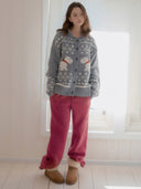 Scottish Terrier Cowichan Wool Cardigan