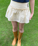 Roha Button Flare Skirt