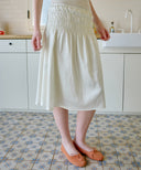 Glow Satin Triple Banding Skirt