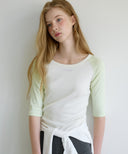 Letters Raglan Label T-Shirt