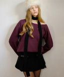 Edin Off-shoulder Sweatshirt