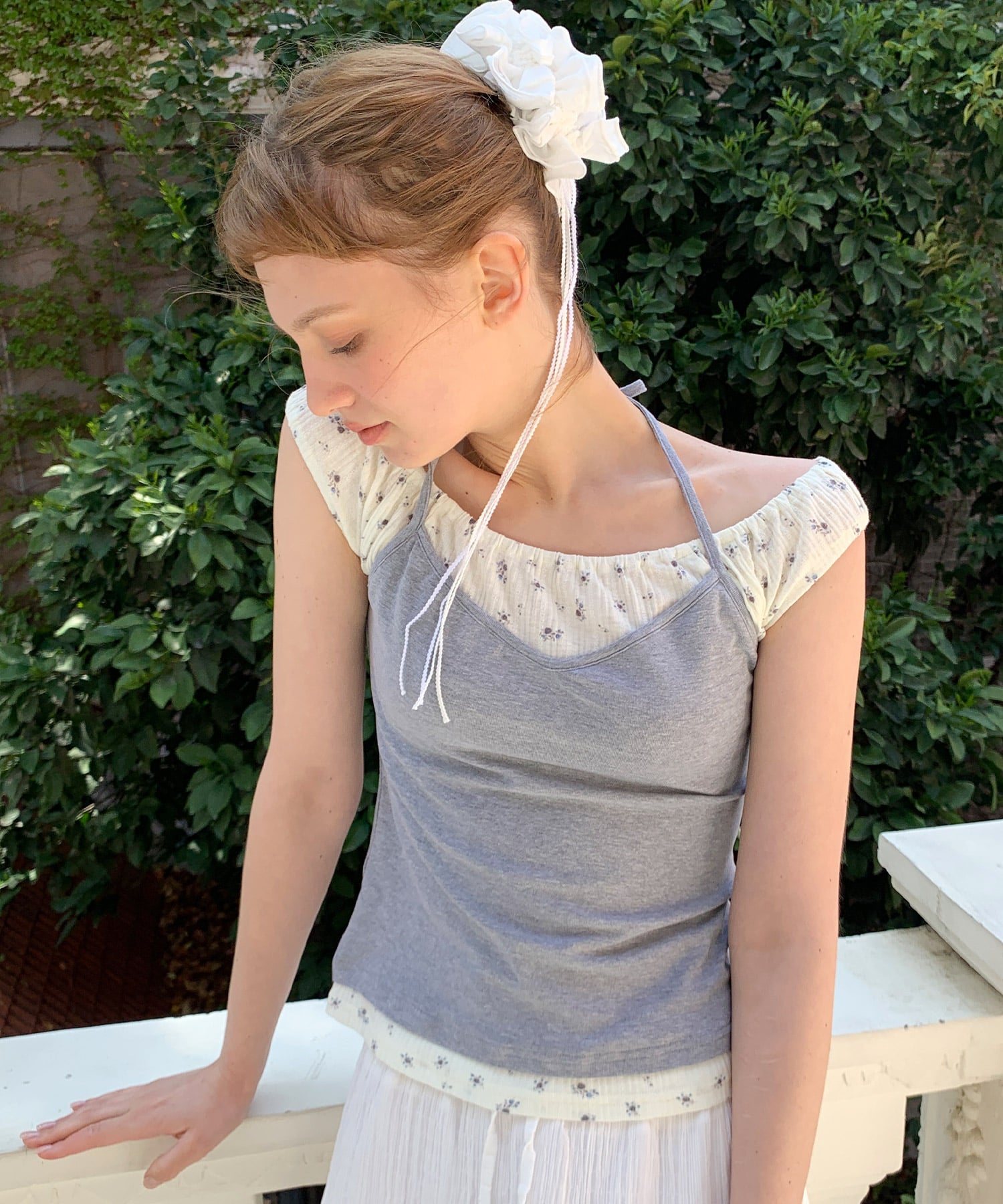 Fair Halterneck Layered T-shirt – LETTER FROM MOON