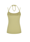 Letters Halterneck Strap Top