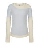 Letters Layered Off-Shoulder T-Shirt