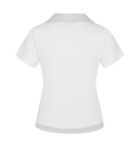 Letters U-Neck Collar T-Shirt