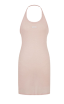 Letters Halterneck Layered Dress