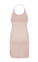 Letters Halterneck Layered Dress