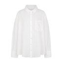 Letters Sheer Stripe Shirt