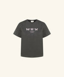 [予約販売/9月中旬入庫予定] Triple Butterfly Crop Short Sleeve T-shirts