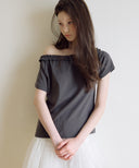 Sove Frill One-Shoulder Short Sleeve T-shirt