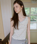 Flower Lace Sleeveless Top