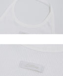 [予約販売/8月下旬入庫予定] Letters Label Halterneck Top