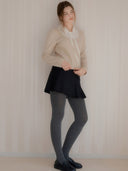 Lace Layered Ribbed Knit Top