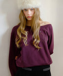 Edin Off-shoulder Sweatshirt