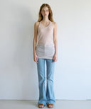 Letters Halterneck Layered Dress