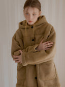 Bailey Hooded Mustang Coat