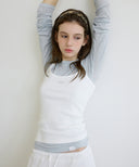 Letters Halterneck Strap Top