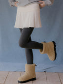 Jess Cable Pleated Knit Skirt