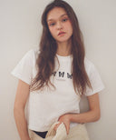 [予約販売/9月中旬入庫予定] Triple Butterfly Crop Short Sleeve T-shirts