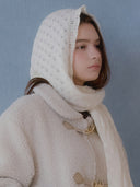 Scope Wool Hooded Muffler